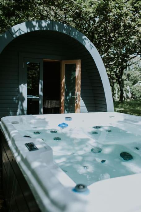 Snowdonia Mawddach Cabin + Hot Tub Barmouth Eksteriør billede